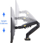 F80 Desk Mount Stand Full Motion Swivel with Gas Spring for 17-30'' Monitors 4603726156219