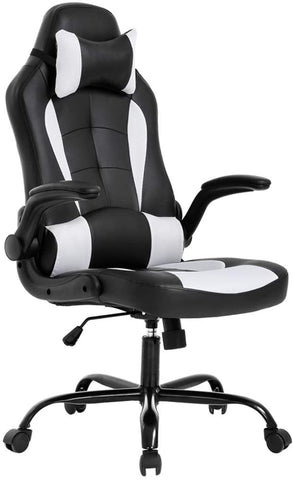 RC66-WHITE BestOffice Ergonomic Office Gaming Chair 848837069698
