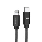 SP1M0ASYLK30CL1K Silicon Power 3.3ft USB C to Lightning Cable Apple MFI Certified 886576052076
