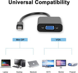 X002IH5N1P Mini DisplayPort to VGA Male to Female Adapter 000053695173