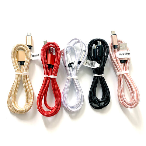 1m Micro USB Supreme Charge and Sync Nylon Braided Cable