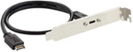 X0027MRE63 1.5 Ft USB 3.1 Type E to USB 3.1 Type C Female Extension Cable 671423233209