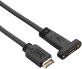 X0027MRE63 1.5 Ft USB 3.1 Type E to USB 3.1 Type C Female Extension Cable 671423233209