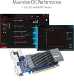 GT710-SL-2GD5-CSM ASUS GeForce GT 710 2GB GDDR5 HDMI VGA DVI Graphic Card 889349775196