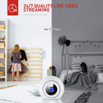 VICTURE 2.4G WiFi Wireless IP Home Security Camera, Sound Detection Motion (SC210-B) x0028gyn03