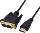 8541676437 3.3FT Bi-Directional DVI (24+1) Male to HDMI Male Adapter Cable X00200E6BD