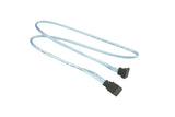 CBL-0230L Supermicro 25in (65cm) SATA Round Straight-Right Angle Blue Cable 367022600546