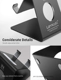 Lamicall Cell Phone Stand, Non-Adjustable Phone Dock for iPhone and Android