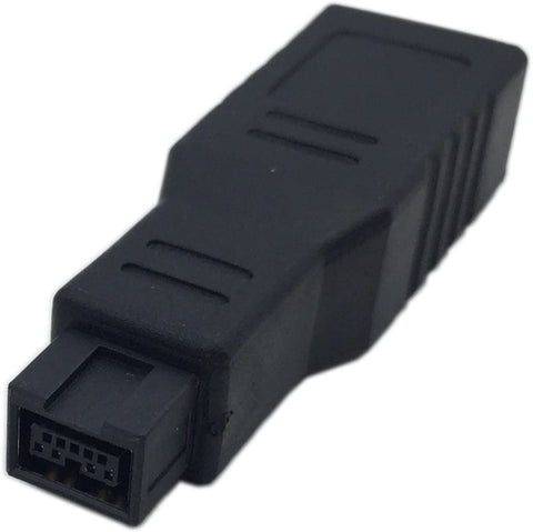 X001C7SW6P Cerrxian FireWire Type A 6-Pin Female to Type B 9-Pin Male Data Transfer Adapter Converter 606413543495