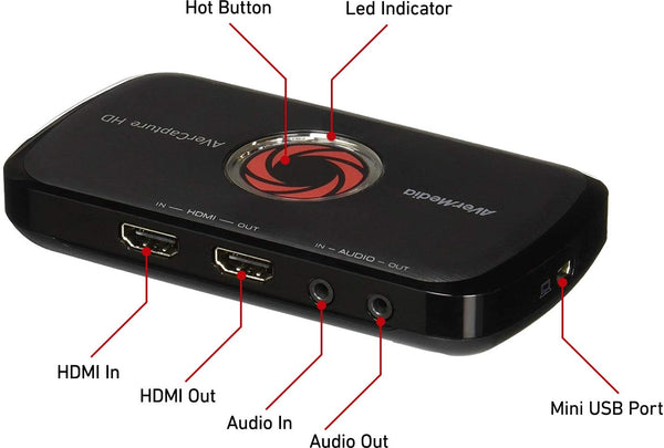 GL310 AVerMedia AVerCapture HD, Game Streaming/Capture