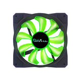 CO12L-GN Apevia 120MM Led Case Fan w/ Anti-Vibration Rubber Pads, 1 pack 837344006357
