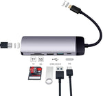 B07X7YRKLG MICMI Adapter for MacBook, 6 in 1 Type USB C Hub 4k HDMI, 2 USB 3.0 Ports, SD/TF Card Reader 43200000