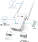 MECO WiFi Range Extender, WiFi Repeater Wireless Signal Booster, 2.4 & 5GHz Dual Band WiFi Extender with Ethernet Port (AC750) X0029CBJRV