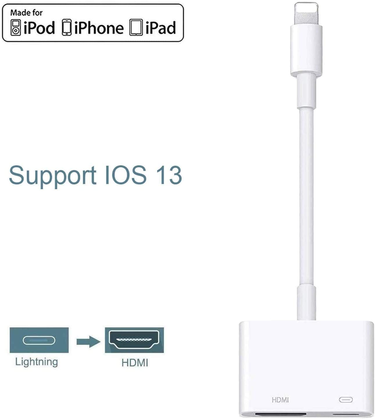 分配器・切替器 Lightning to Digital AV Adapter Apple Lightning Digital AV Adapter ​​​​​​​ : Amazon.ca