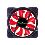 CO12L-RD Apevia 120MM Led Case Fan w/ Anti-Vibration Rubber Pads, 1 pack 837344006364