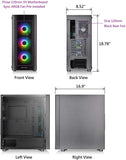 CA-1Q5-00M1WN-00 Thermaltake V250 Motherboard Sync ARGB ATX Mid-Tower Chassis 841163074039