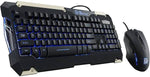 Tt eSports Commander Gaming Gear Combo, Blue light (KB-CMC-PLBLUS-01) 841163059982