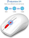 Victsing Wireless Mouse for Laptop, Portable Ergonomic Mouse